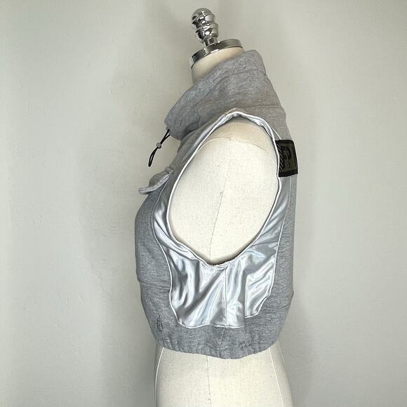 Free People Movement Cropped Athletic Best Womens Small Gray Pocket Turtleneck - Picture 6 of 8